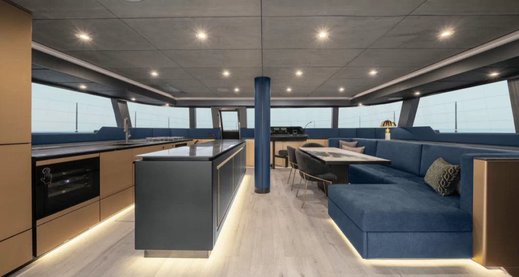 Catallaxy interior Sunreef 60 Eco