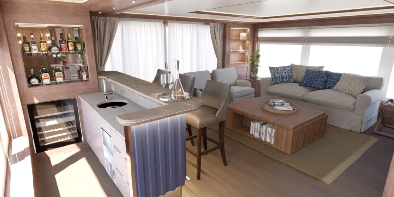 yacht interior