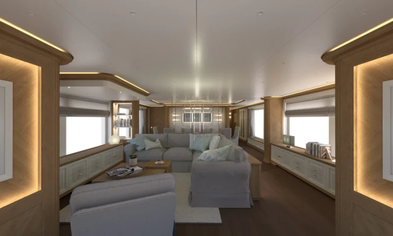 yacht interior