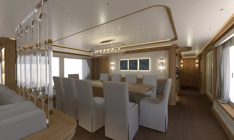 yacht interior