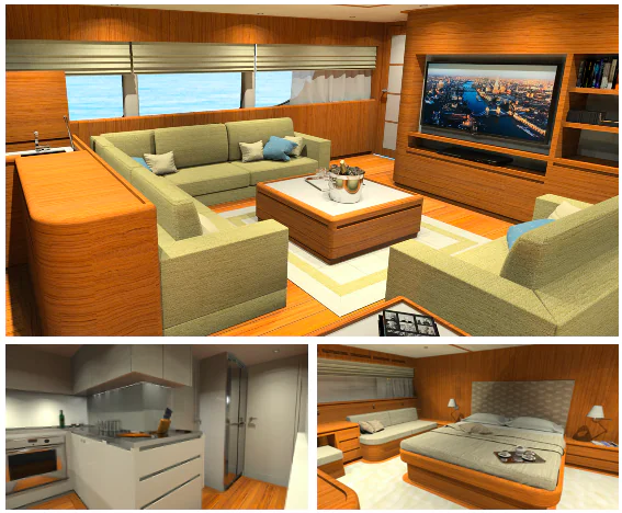 yacht interior