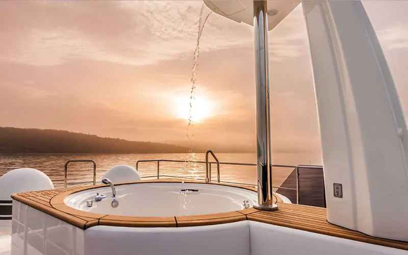yacht shower