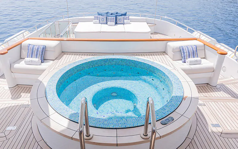 yacht swimming pool