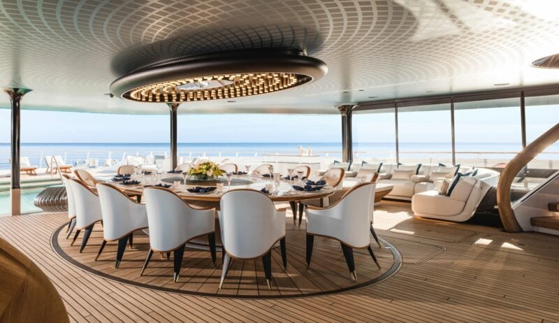 M/Y Kaos, Oceanco 110m intern