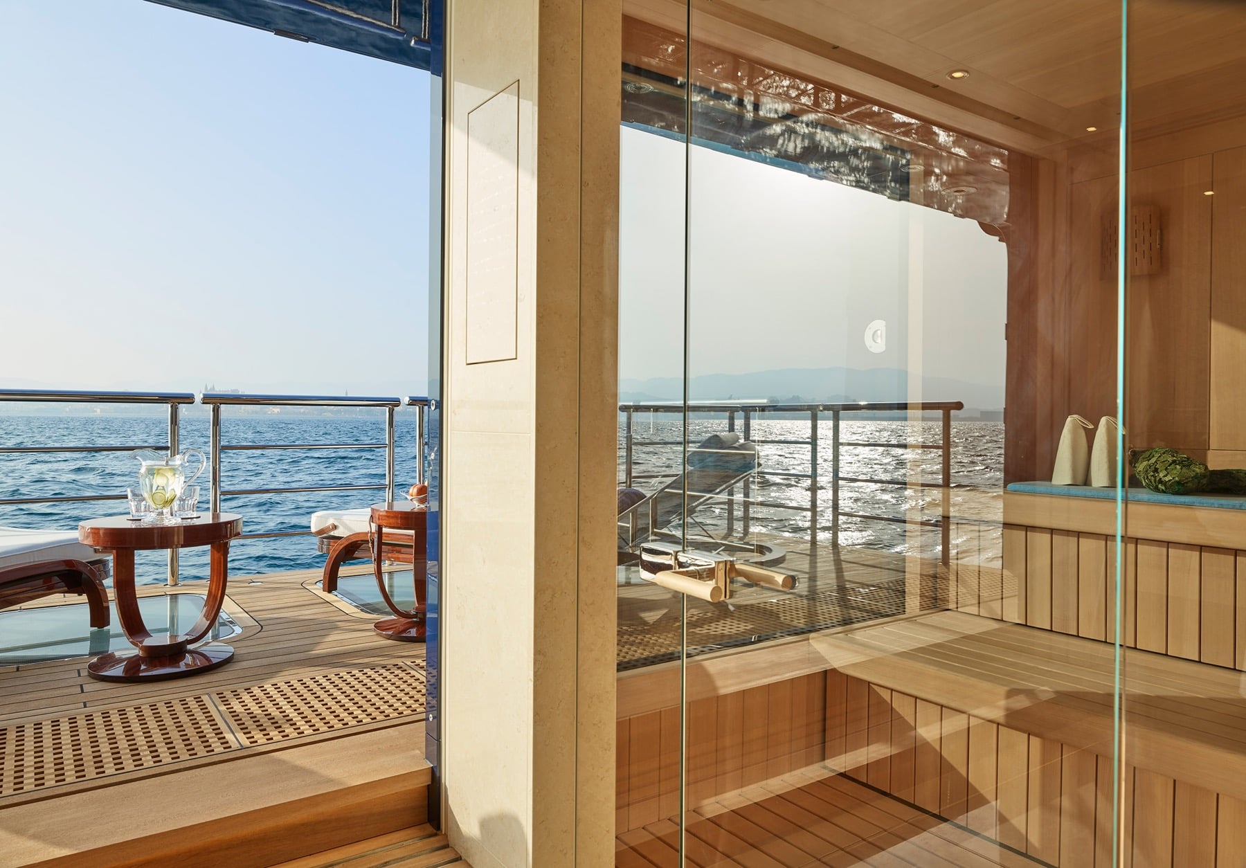 Corsica yacht charter with panoramic sea views