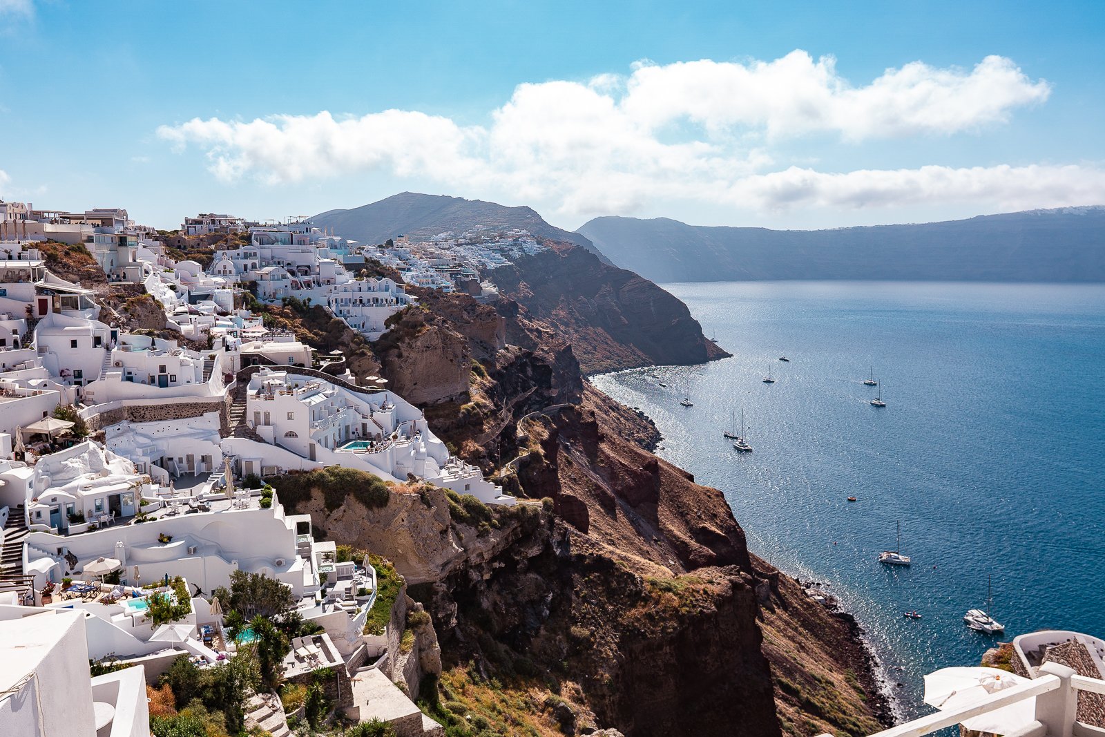 Santorini Greece Yacht Charter with Althaus Yachts