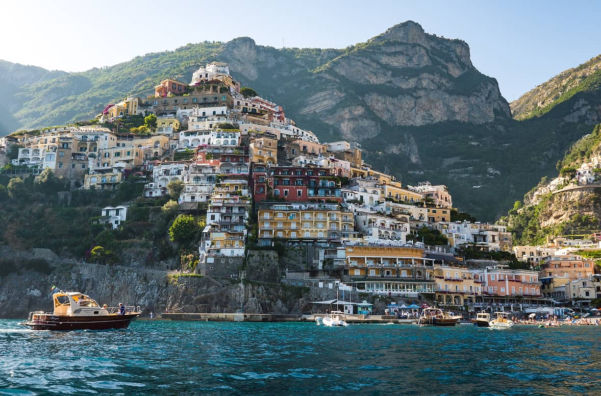 Yacht Destination in Positano on the Amalfi Coast with Althaus Yachts