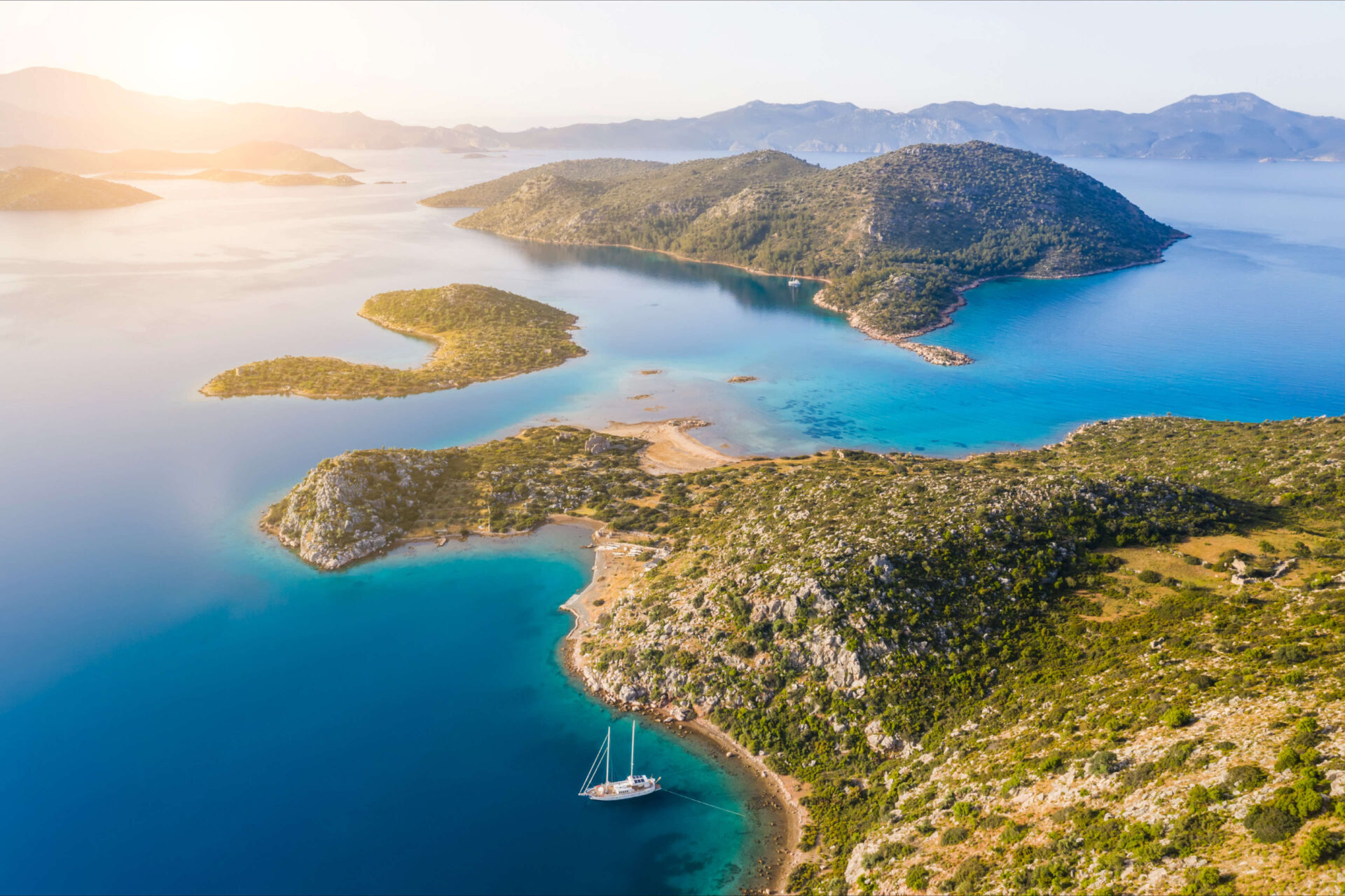 Turkish Coastline from the Sea – Turkey Yacht Charter with Althaus Yachts