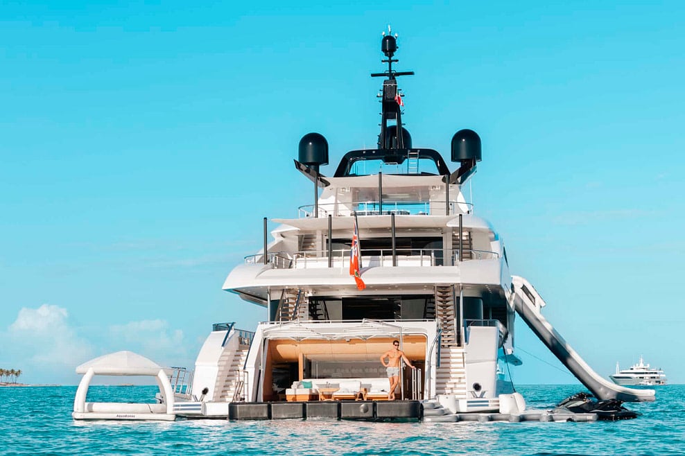 Yacht at Sea in Sardinia Yacht Charter